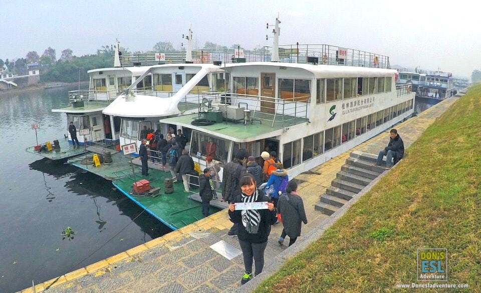Mopanshan Pier | Li River in Guilin, China | Don's ESL Adventure!