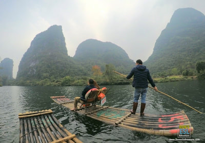 Bamboo Rafting in Yangshuo, Guilin, China | Don's ESL Adventure!