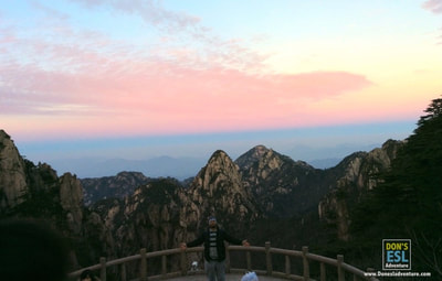 Sunset at Huangshan "Yellow" Mountain, Anhui Province, China | Don's ESL Adventure!