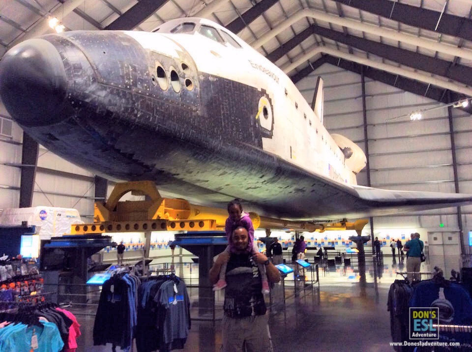 Endeavor Shuttle at California Science Center | Don's ESL Adventure!