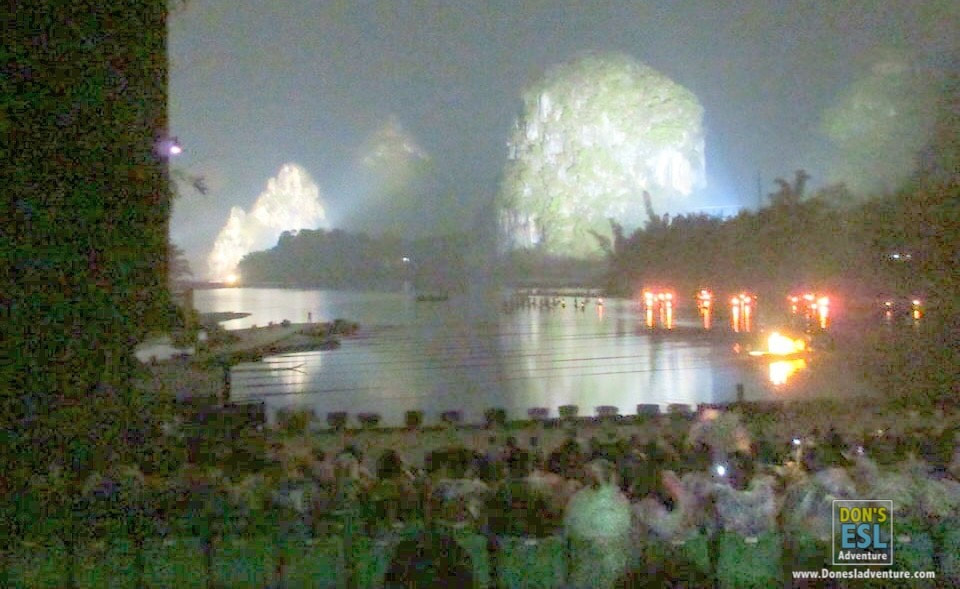 Yangshuo Impressions Light Show in Yangshuo, Guilin, China | Don's ESL Adventure!