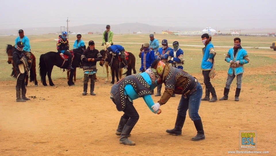 Wrestling at Xilarumen Grasslands, Hohhot, Inner Mongolia | Don's ESL Adventure!