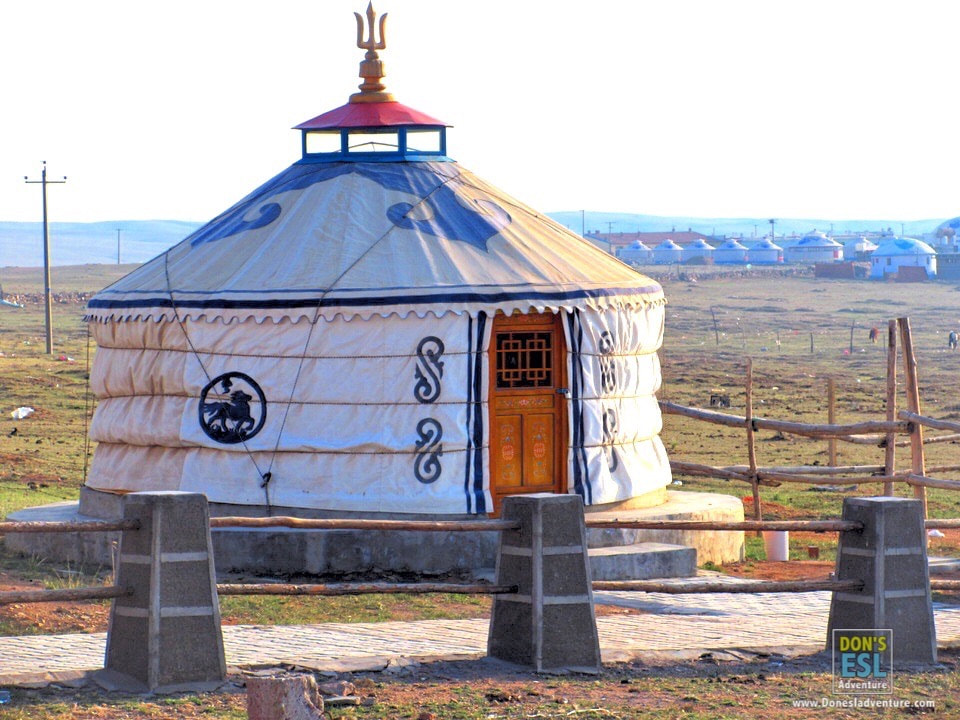 Yurt at Xilarumen Grasslands, Hohhot, Inner Mongolia | Don's ESL Adventure!