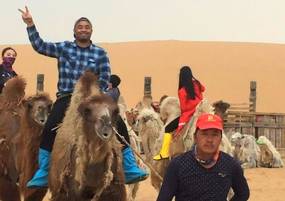 Camel back-riding at Xiangshawan Desert, Hohhot, Inner Mongolia | Don's ESL Adventure!