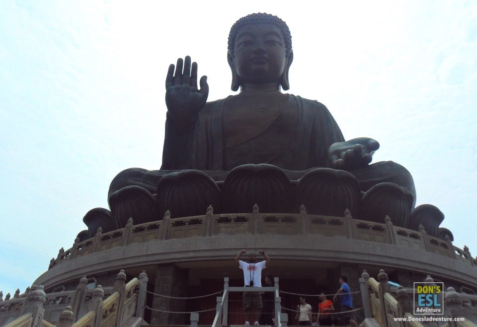 Big Buddha statue in Hong Kong