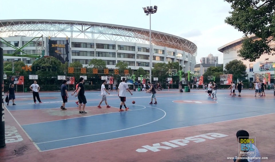 Pickup games of basketball in Shanghai, China. | Don's ESL Adventure! 