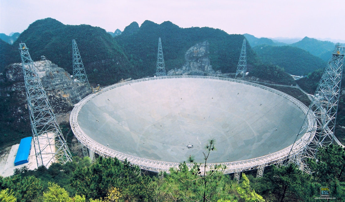 How to Get to the Five-Hundred-meter Aperture Spherical Radio Telescope (FAST) in Pingtang, Guizhou, China | Don's ESL Adventure!