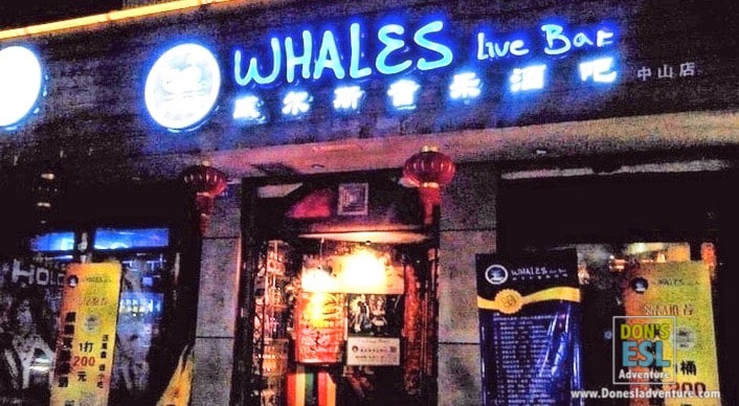 Whales Live Bar in Kunshan | Don's ESL Adventure!