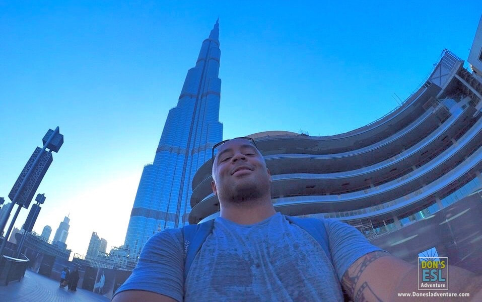 At the Top of Burj Khalifa & to Dubai Fountain! | Don's ESL Adventure!