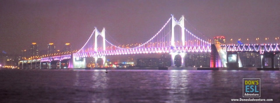 Gwangan Bridge, Busan, South Korea | Don's ESL Adventure!