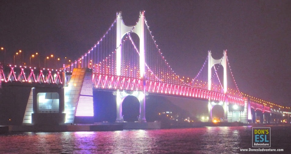 Gwangan Bridge, Busan, South Korea | Don's ESL Adventure!