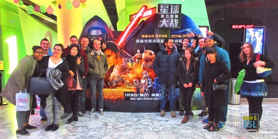 What it's Like Catching Star Wars: the Force Awakens in China | Don's ESL Adventure!