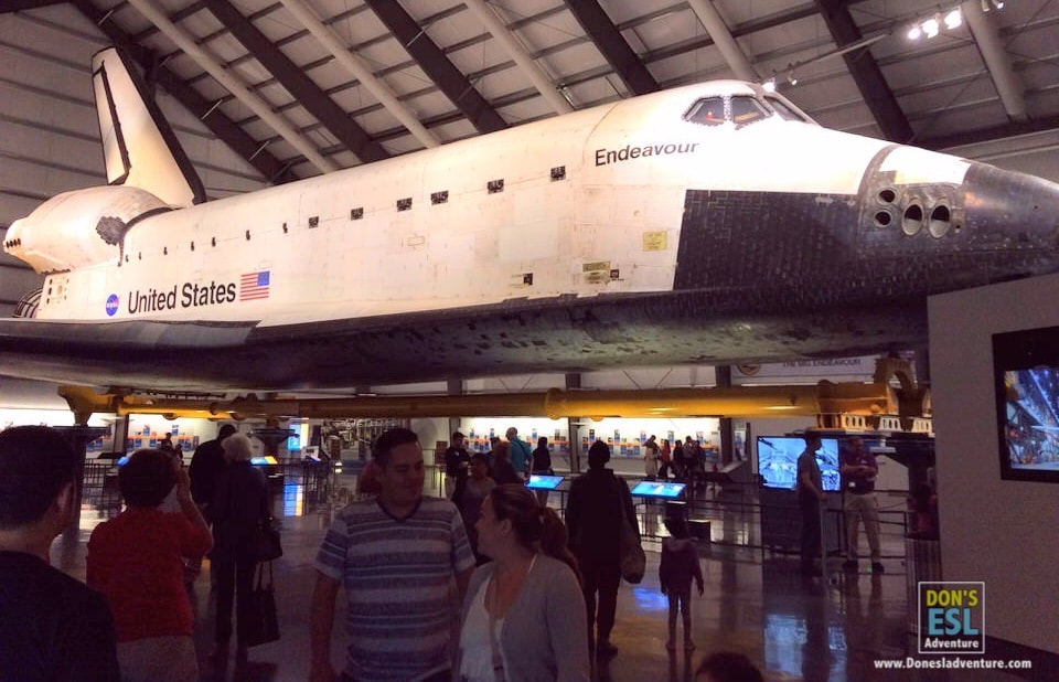 A Real NASA Space Shuttle in Los Angeles? Mission 26: The Big Endeavor Exhibit at the California Science Center | Don's ESL Adventure!  