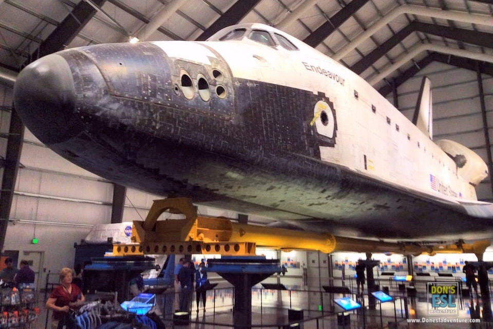 A Real NASA Space Shuttle in Los Angeles? Mission 26: The Big Endeavor Exhibit at the California Science Center | Don's ESL Adventure!  