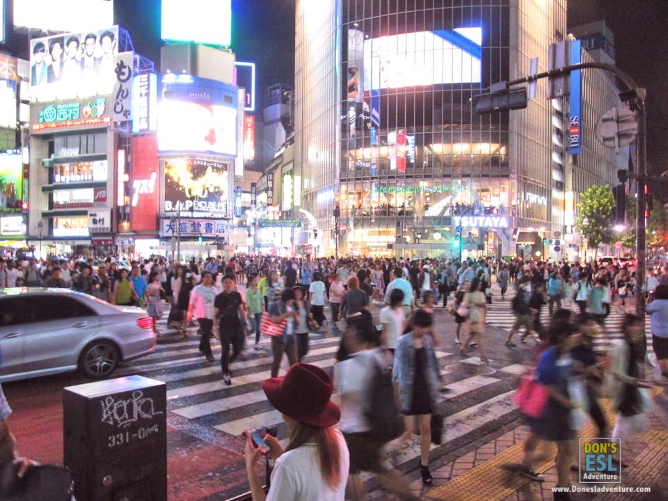 Shibuya Intersection, Tokyo, Japan | Don's ESL Adventure!