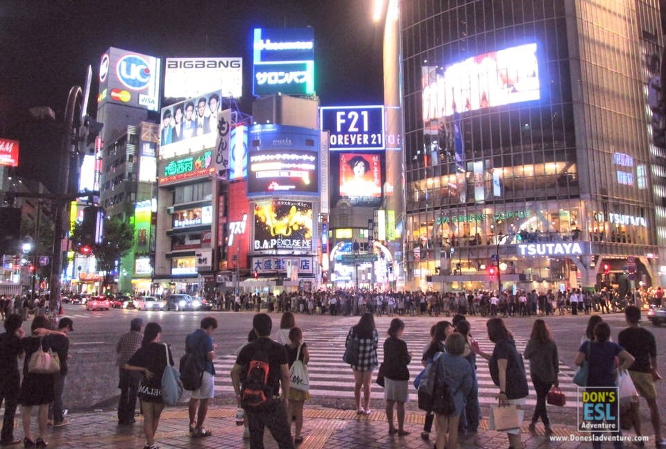 Shibuya Intersection, Tokyo, Japan | Don's ESL Adventure!