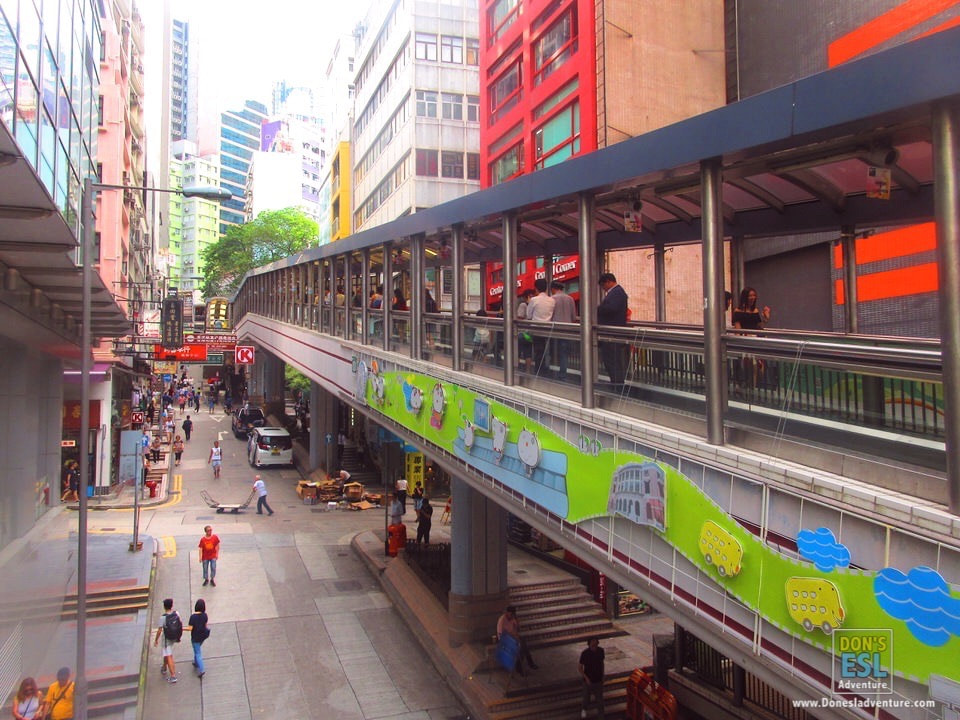 Mid-Level Escalators in Hong Kong | Don's ESL Adventure!