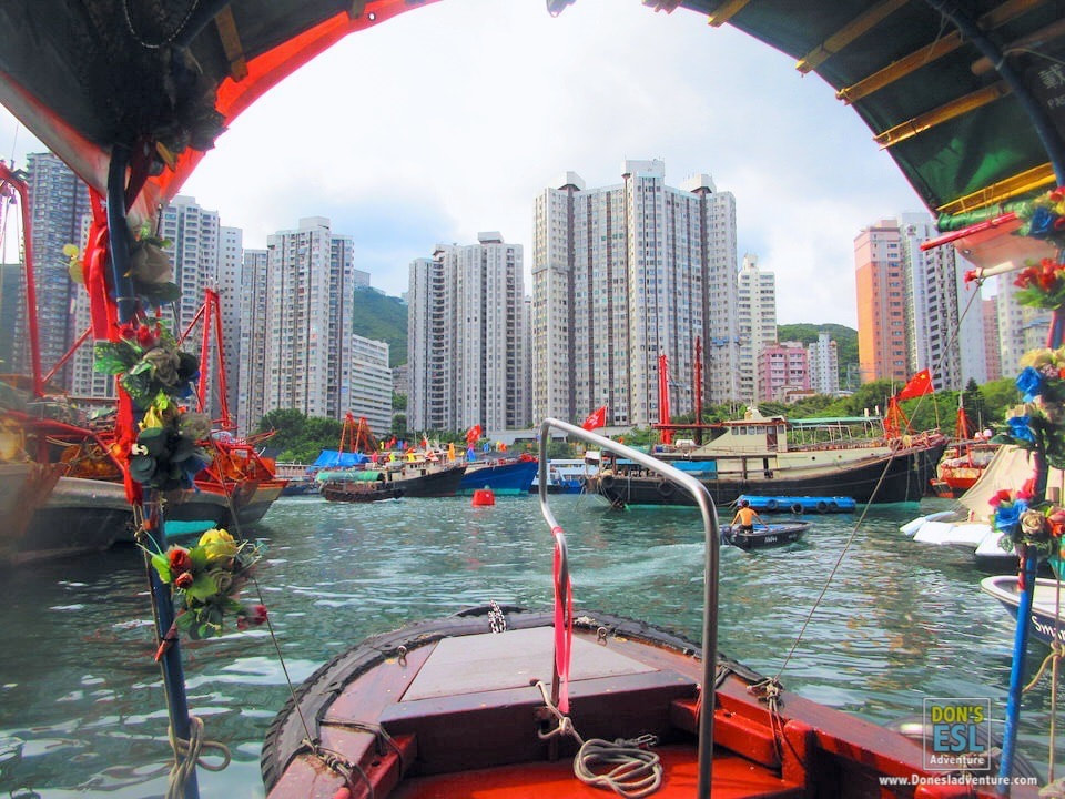 Sampan Ride, Hong Kong | Don's ESL Adventure!