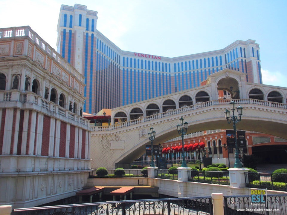 Venetian Macau, Cotai Strip in Macau | Don's ESL Adventure!