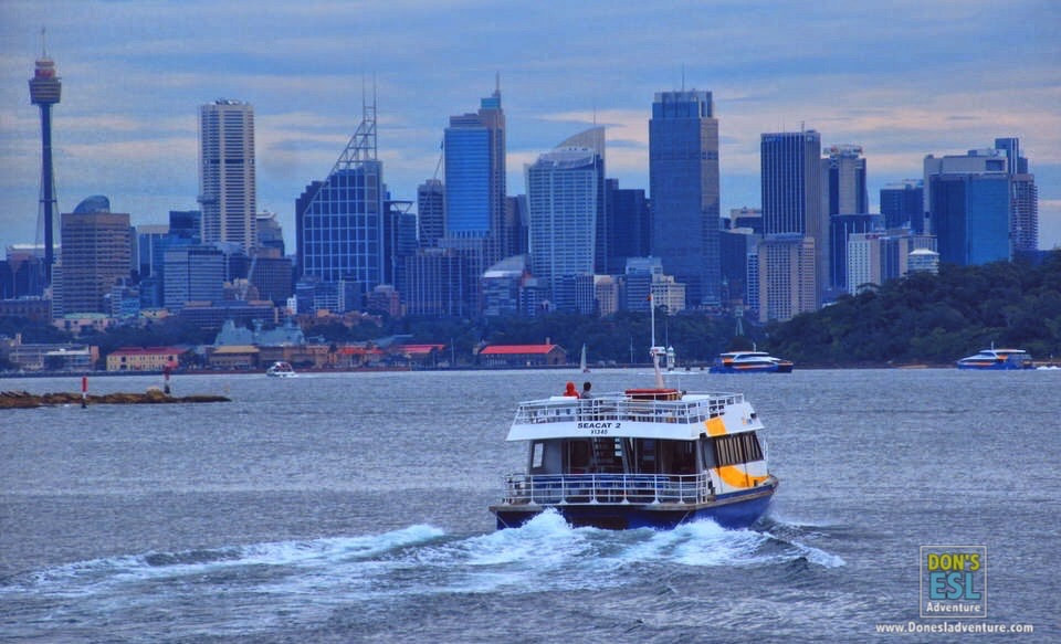 Sydney Harbour Cruise, Australia | Don's ESL Adventure! 