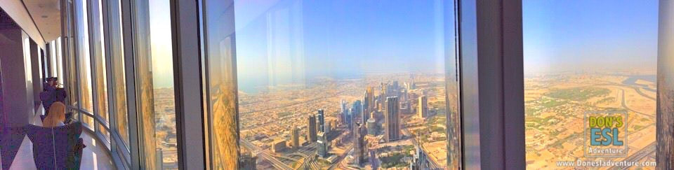 At the Top of Burj Khalifa & to Dubai Fountain! | Don's ESL Adventure!