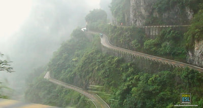 Heaven-Linking Avenue, Tianmen Mountain, Zhangjiajie, China | Don's ESL Adventure!